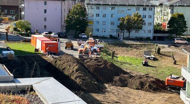 Beginn Bauarbeiten / Umleitung Fussgänger- und Schülerverkehr